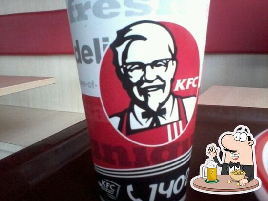Menu at KFC cafe, Tomohon