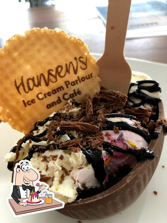 Menu at Hansens Ice Cream Parlour and Cafe, Kendal