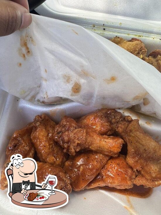 Menu at BTJ Wings restaurant, Atlanta