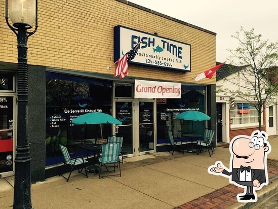 Menu at Fish Time traditionally smoked fish Park Ridge IL restaurant ...