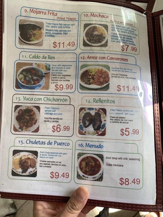 Carta Del Restaurante Quetzal Imports Salt Lake City 580 500 N 