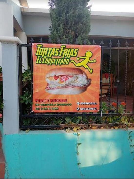 Carta Del Restaurante Tortas Frias El Correteado Choix