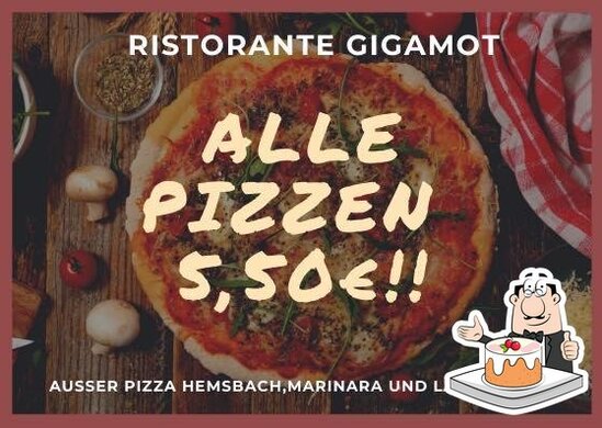 Gigamot Sportsbar, Hemsbach - Italian restaurant menu and reviews