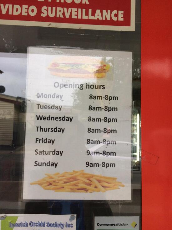 Menu at Plaza Corner Takeaway fast food, Rosewood