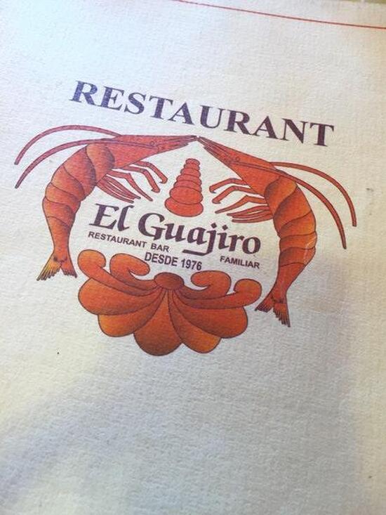 Menu at El Guajiro restaurant, Xalapa, Cayetano Rodríguez Beltrán 71