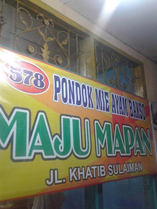 Menu At Pondok Mie Ayam Bakso Maju Mapan Cafe Padang Jl Khatib