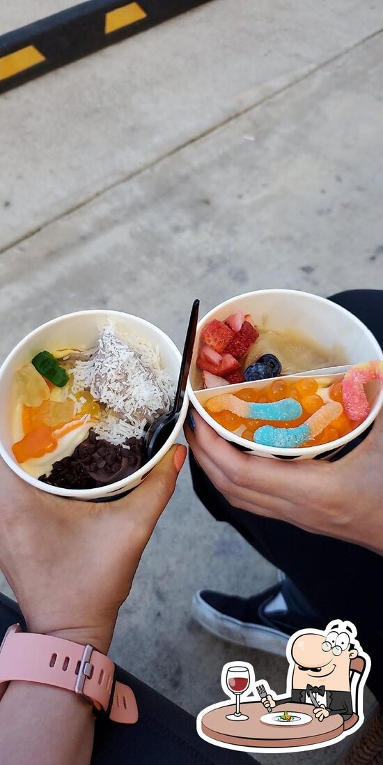 Carta del postres Farmhouse Frozen Yogurt, Lufkin