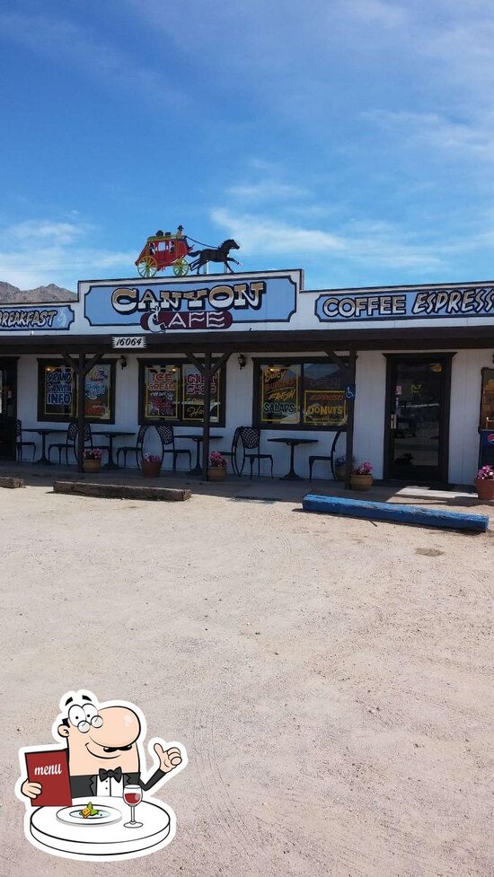 Menu at Canyon Cafe, Dolan Springs