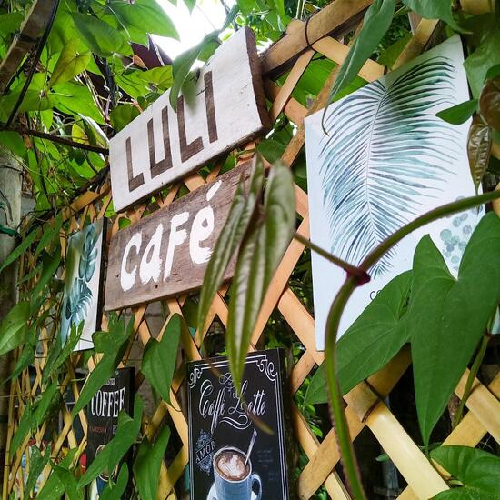 Menu at LuLi Café, Macabebe