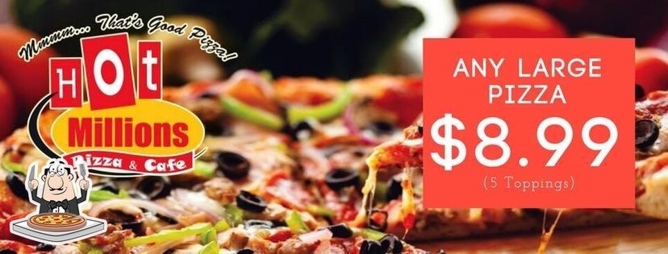 Hot Millions Pizza in Surrey - Restaurant menu and reviews