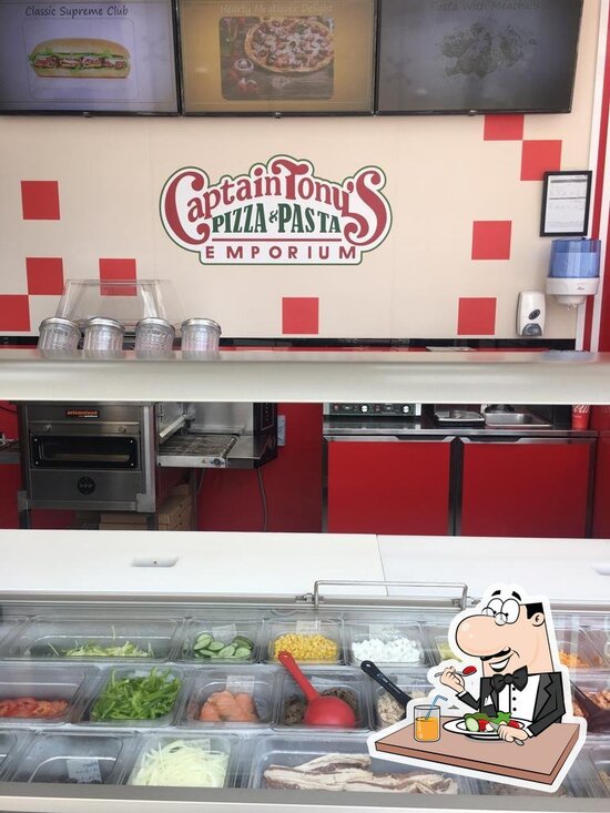Menu at Captain Tony's Pizza&Pasta restaurant, UAE