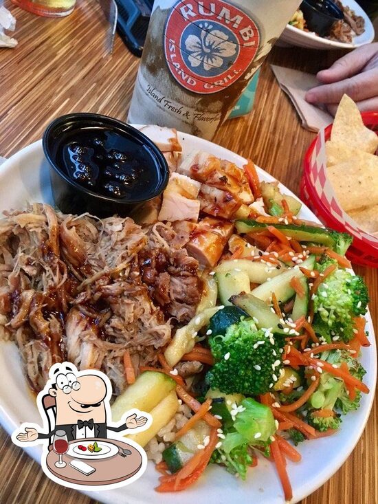 Menu at Rumbi Island Grill restaurant, West Jordan, Plaza Center Dr Ste