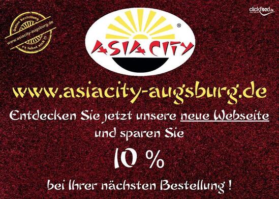 Carta del restaurante Asia City Augsburg, Augsburgo