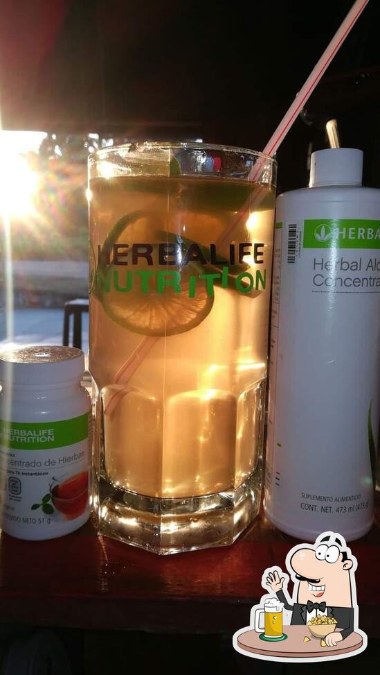 Menu at "La Ria" Herbalife Club, Campeche