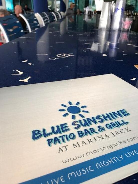 Menu at Blue Sunshine Patio Bar & Grill, Sarasota
