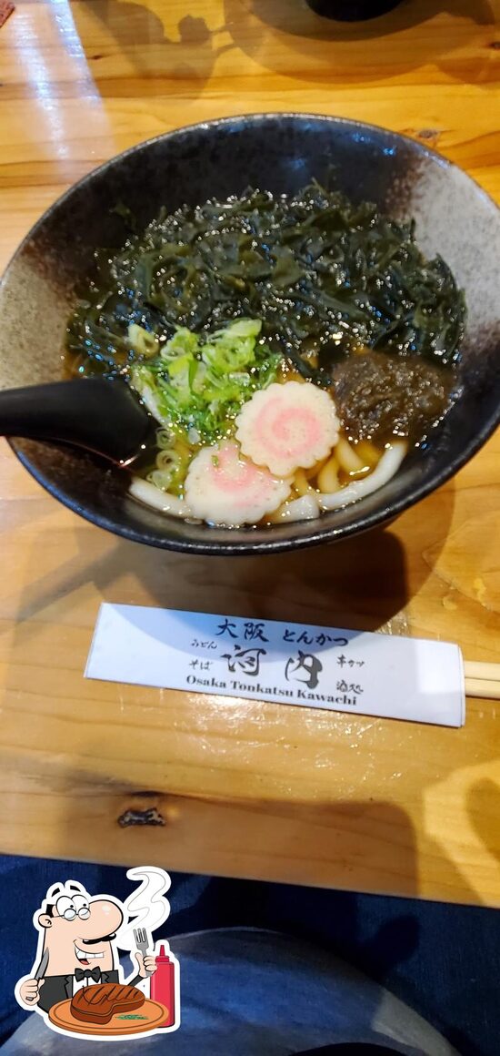 Menu at Osaka Tonkatsu Kawachi restaurant, Cebu City