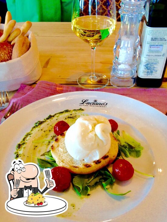Menu at Luciano’s Restaurant, Livigno