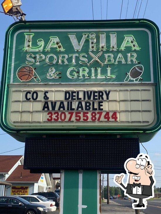 Menu at La Villa Sports Bar & Grille, Struthers, 812 Youngstown Poland Rd