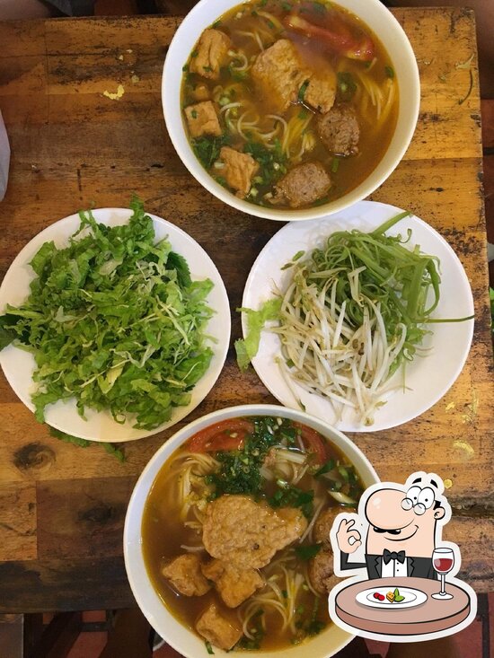 Menu at Bun rieu restaurant, Ho Chi Minh City, H3 Building