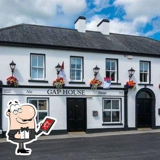 Menu at The Gap House restaurant, Moate