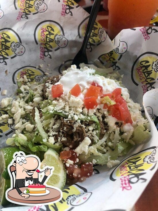 Carta del pub y bar Calacas Tacos & Beer Brownsville, Brownsville