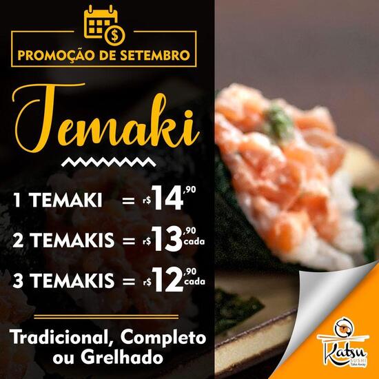 Menu em Katsu Sushi restaurante, Arujá