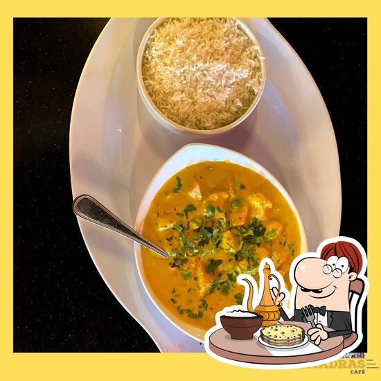 Menu at The Madras Cafe, Orlando