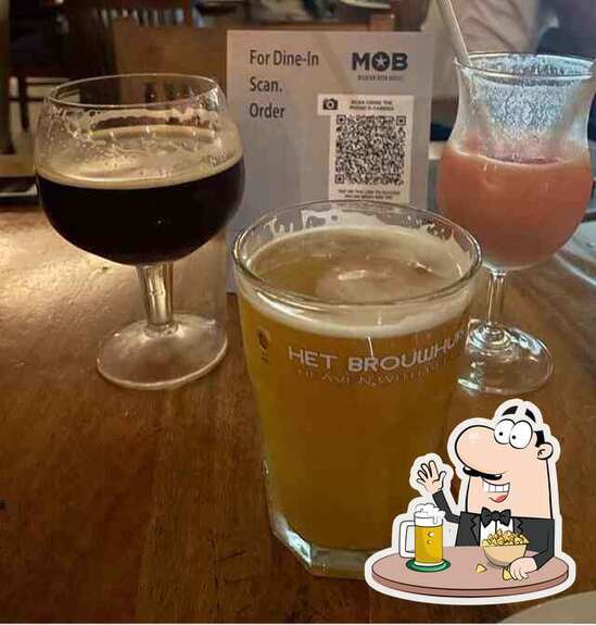 Menu at MOB Belgium Beer House, Hyderabad, 82293/82/JIII 550I