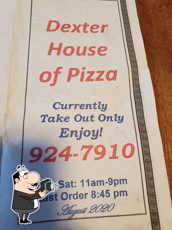 Menu at Dexter House of Pizza pizzeria, Dexter