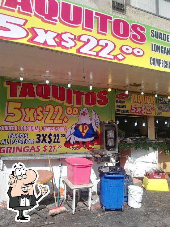 Menu at TAQUITOS restaurant, Mexico City, Manuel Gonzalez 302local 16 B