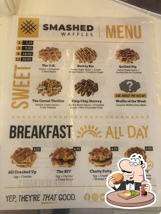 Smashed Waffles, Pittsburgh Carta del restaurante y opiniones