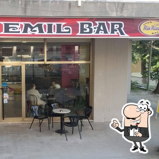 Menu at Emil Bar, Urbino