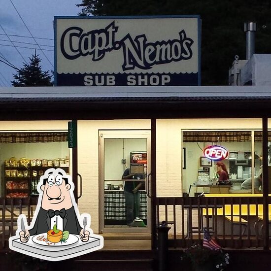 Menu at Captain Nemo's Sandwiches restaurant, Romulus