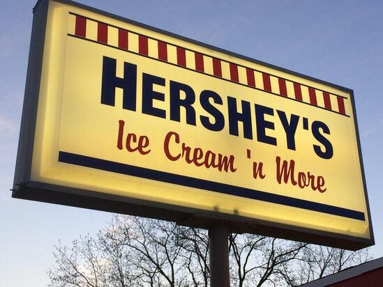 Menu At Hershey S Ice Cream N More Of Lagrange Desserts Lagrange