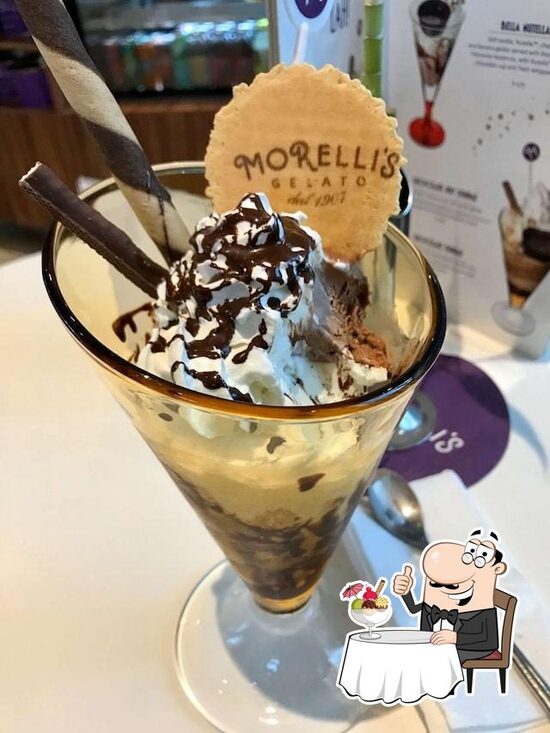 Menu at Morelli's Gelato cafe, Mandaluyong