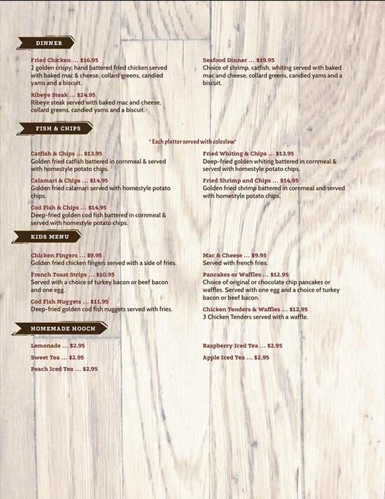 Menu at 4 Brothers Breakfast restaurant, Warren