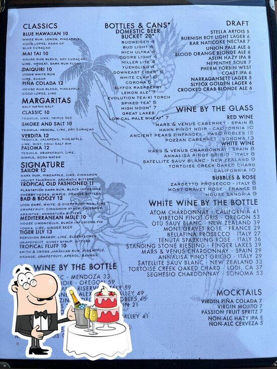 Menu at Tiger Lily restaurant, Easton