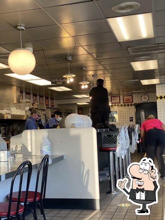 Menu at Waffle House restaurant, Laurinburg