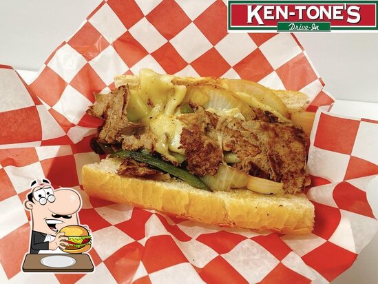 Menu at KenTone's Drive-In restaurant, Chicago
