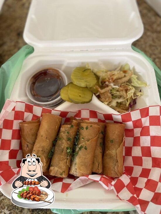 Menu at The Lumpia Company restaurant, Oakland