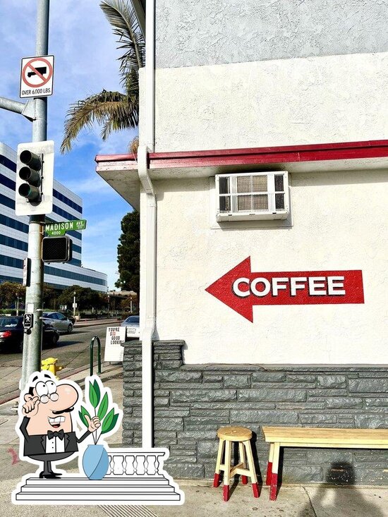 Menu at Super Domestic Coffee restaurant, Culver City
