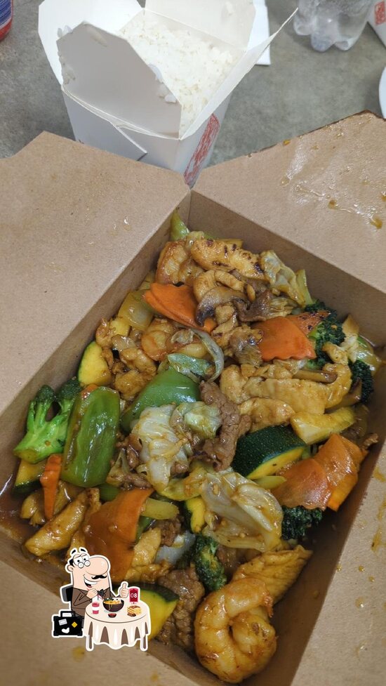 Menu at Asian Cafe,