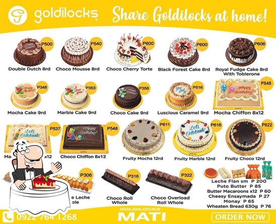 Carta De Goldilocks Mati Branch Mati   R6dd Goldilocks Mati Branch Dessert 