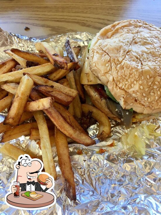 Menu at Five Guys fast food, Regina, Quance St