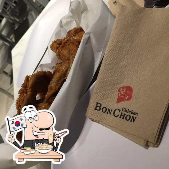 Menu at Bonchon Chicken fast food, Baguio