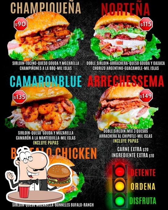 Menu At Stop Burger Restaurant, Paraíso