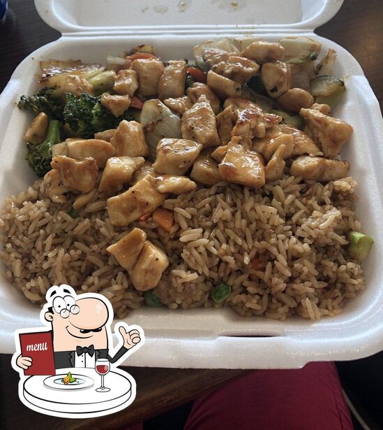 Menu at Hibachi Express restaurant, Greensboro, Alamance Church Rd