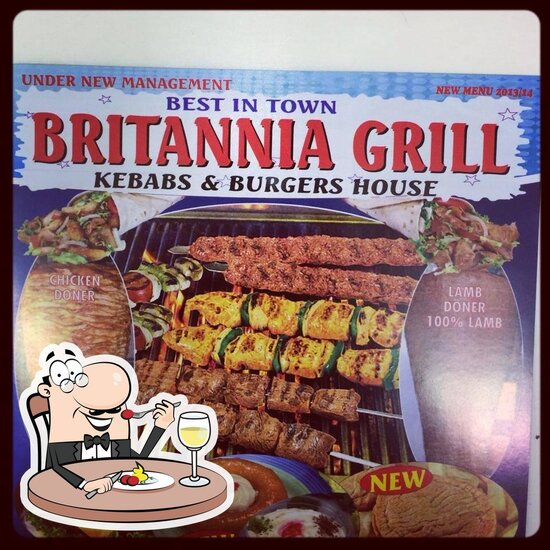 Menu at Britannia Grill Maidstone restaurant, Maidstone, 8A Mangravet Ave