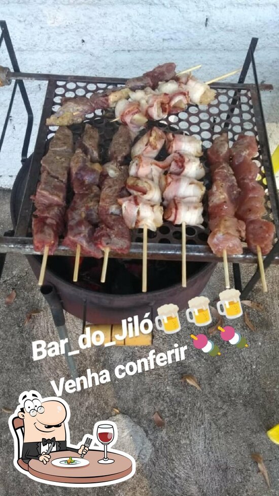 Menu em Bar do Jiló, São João Batista do Glória