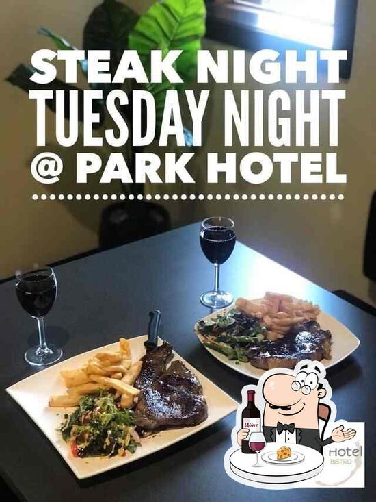 Menu at Park Hotel pub & bar, Maryborough